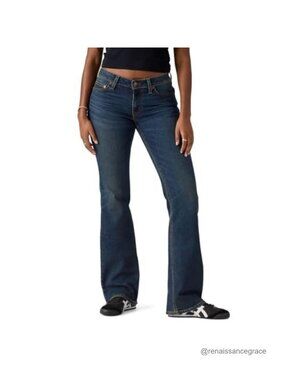 Levi's Superlow Boot Cut Jeans Low Rise Stretch 32 Inseam